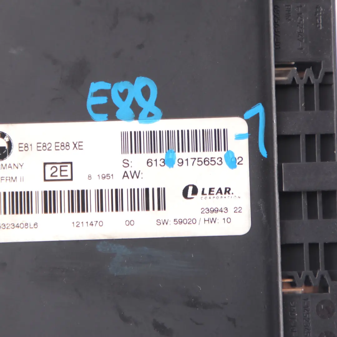 BMW E88 Xenon Footwell Light Control Module Unit PL2 FRM II Lear - SKU 9175653-1 - Part number 9175653
