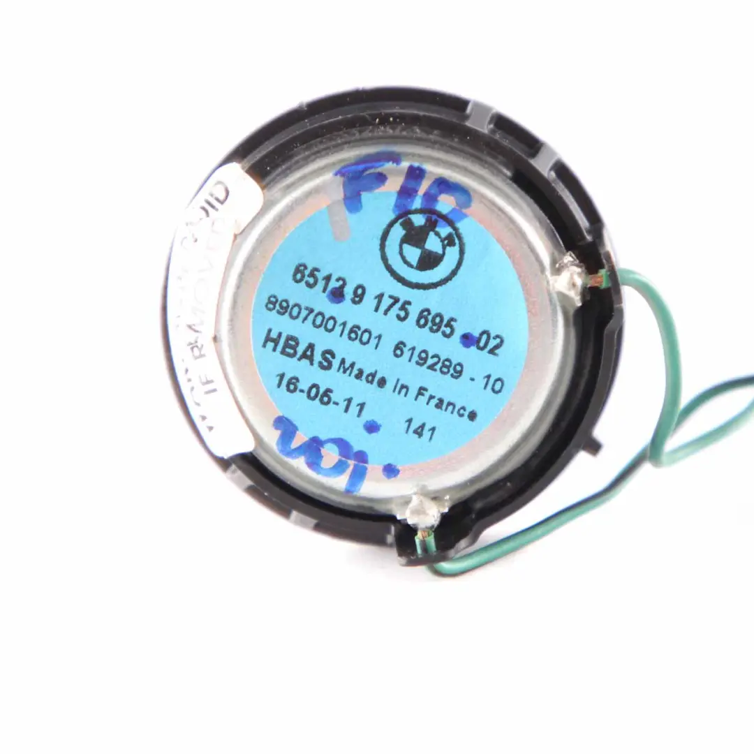 Tweeter BMW F10 F11 Puerta Delantera Altavoz Audio Altavoz para con número de pieza 9175695 Tweeter BMW F10 F11 Puerta Delantera Altavoz Audio Altavoz - SKU 9175695 - Número de pieza 9175695