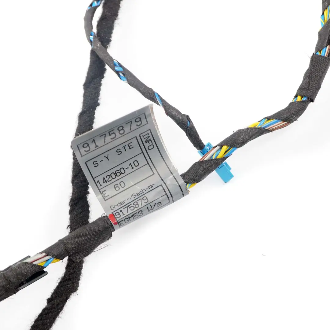 BMW E60 E61 Wiązka kabel drzwi lewy przód - SKU 9175886 - Numer Części 9175886