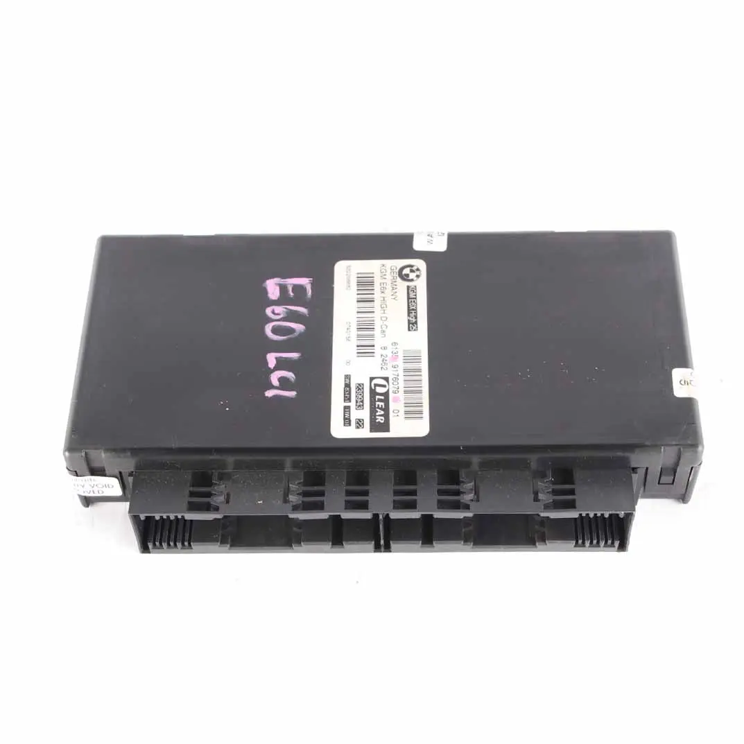 Body Gateway Module ECU Unité De Contrôle KGM E6X High D-Can pour BMW E60 LCI à propos du numéro de pièce 9176079 BMW E60 LCI Body Gateway Module ECU Unité De Contrôle KGM E6X High D-Can - SKU 9176079 - Numéro de pièce 9176079