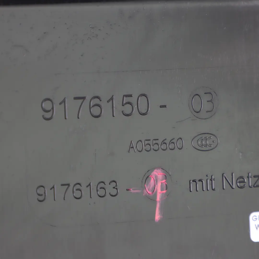 BMW Z4 E89 Oparcie Przedniego Fotela Osłona Wykończenie Czarny - SKU 9176163-1 - Numer Części 9176163
