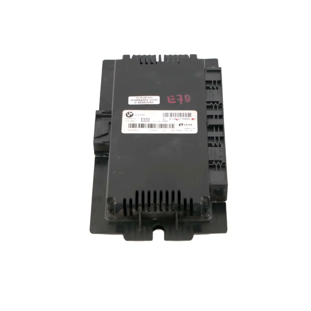 BMW X5 E70 Footwell Light Module Control Unit ECU VDM PL4 FRM II Lear - SKU 9176826 - Part number 9176826