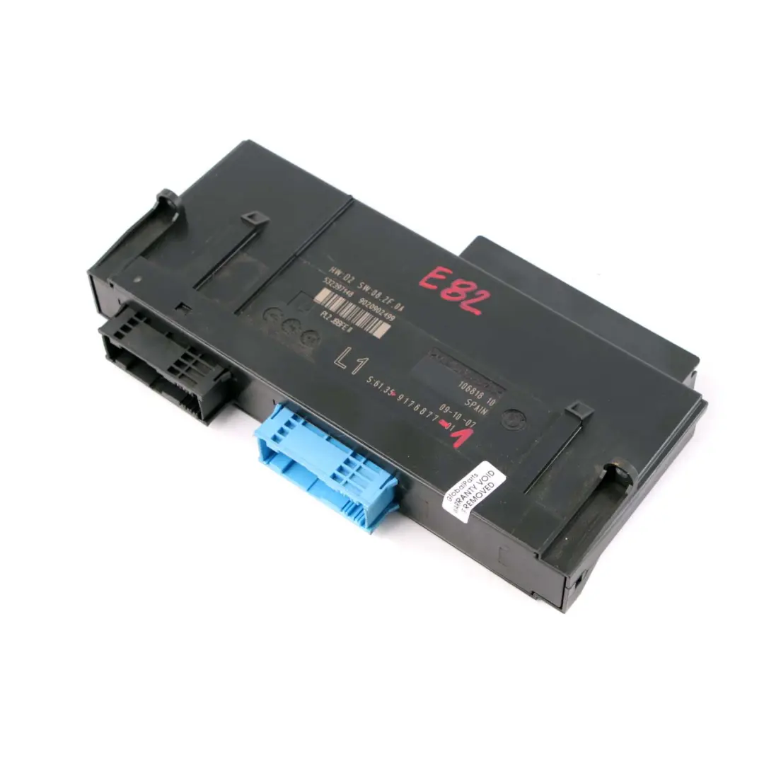 ECU Modulo controllo corpo Scatola giunzione L1 PL2 JBBFE II per BMW E82 con numero di parte 9176877 BMW E82 ECU Modulo controllo corpo Scatola giunzione L1 PL2 JBBFE II - SKU 9176877-1 - Numero di parte 9176877