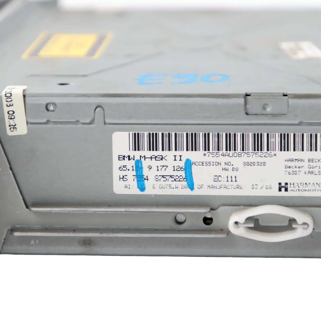BMW 3 Series E90 M-Audio System Controller Contol Unit Module Navigation - SKU 9177126 - Part number 9177126