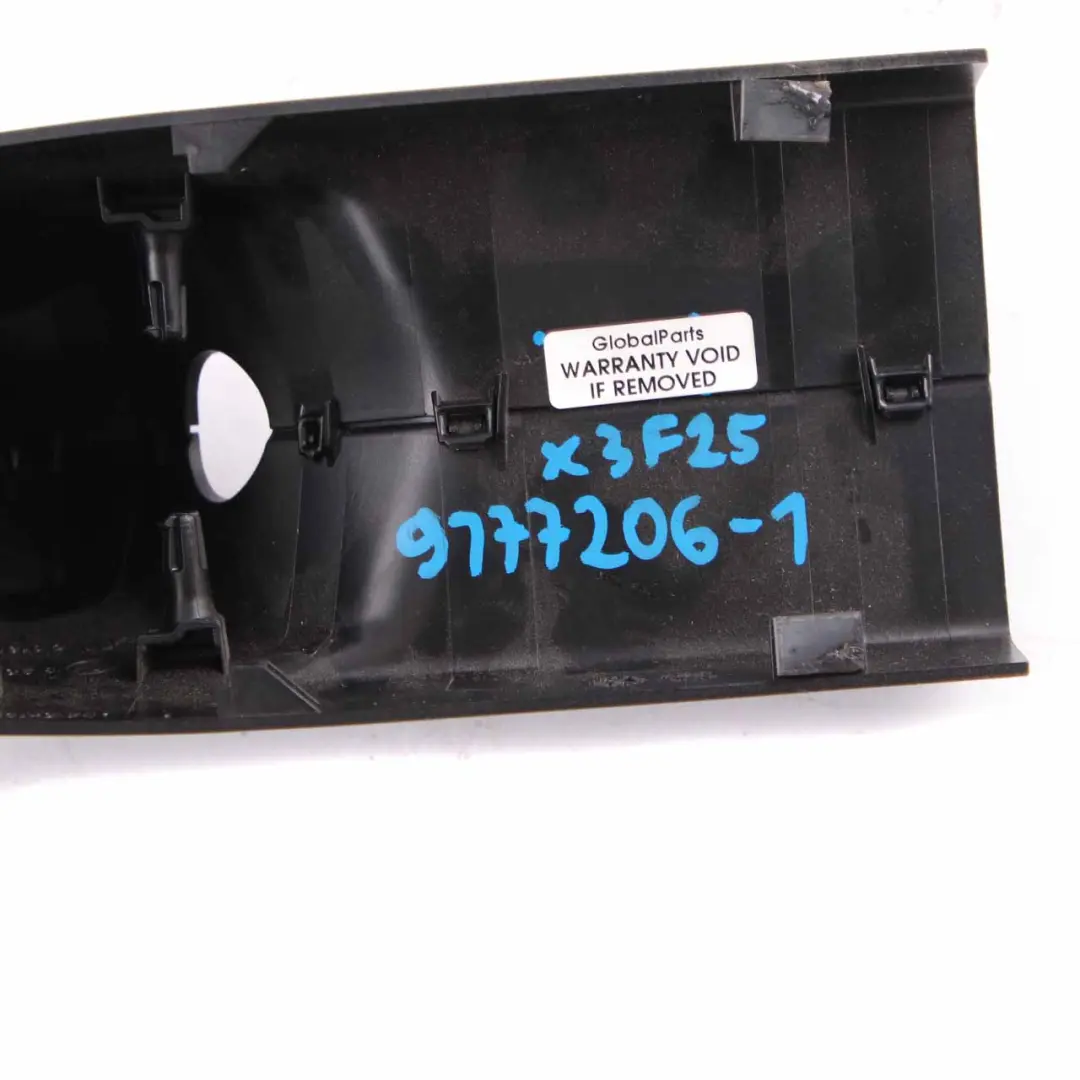 BMW X3 F25 F01 F10 F11 Covers Cover Mirror Interior Baseplate Black Set - SKU 9177206-1 - Part number 9177206