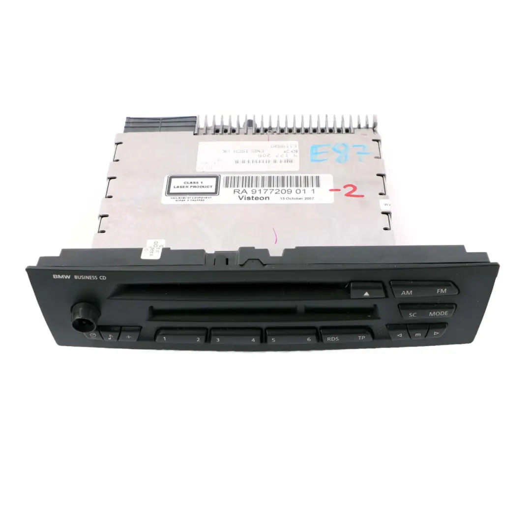 BMW 3 X1 E81 E82 E84 E87 E90 E91 E92 2 Radio Lettore audio CD aziendale - SKU 9177209-2 - Numero di parte 9177209