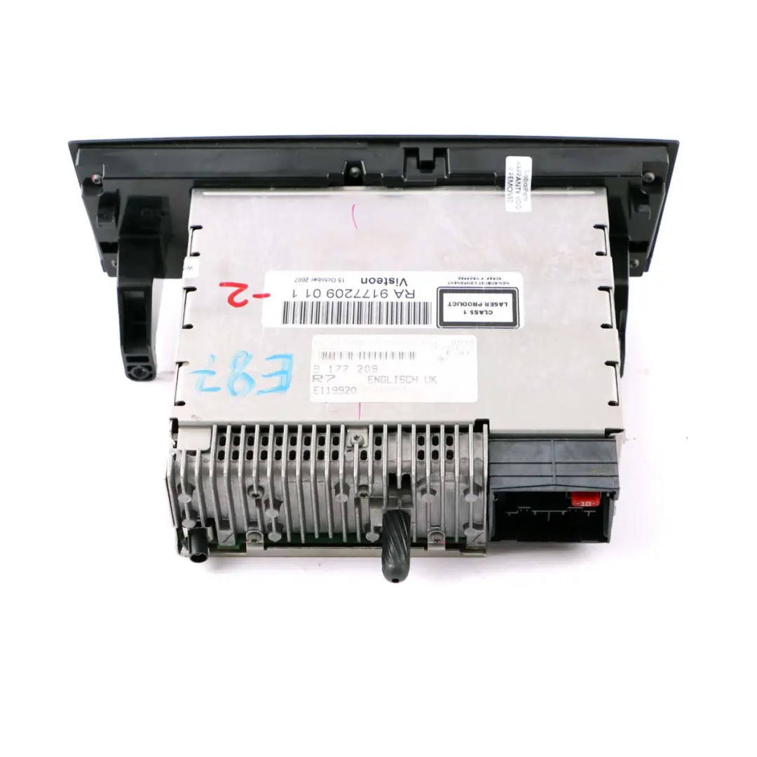 BMW 3 X1 E81 E82 E84 E87 E90 E91 E92 2 Radio Lettore audio CD aziendale - SKU 9177209-2 - Numero di parte 9177209