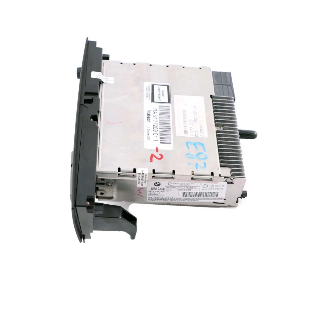 BMW 1 3 X1 E81 E82 E84 E87 E90 E91 E92 2 Radio Lecteur CD Audio Business - SKU 9177209-2 - Numéro de pièce 9177209
