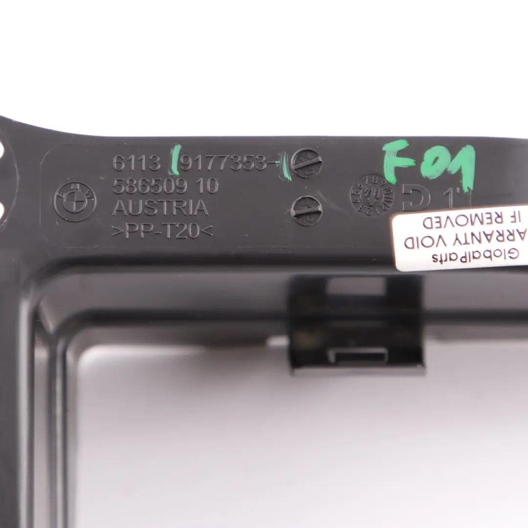 BMW F01 F02 F03 Impact Protection Battery Cover Trim - SKU 9177353 - Part number 9177353