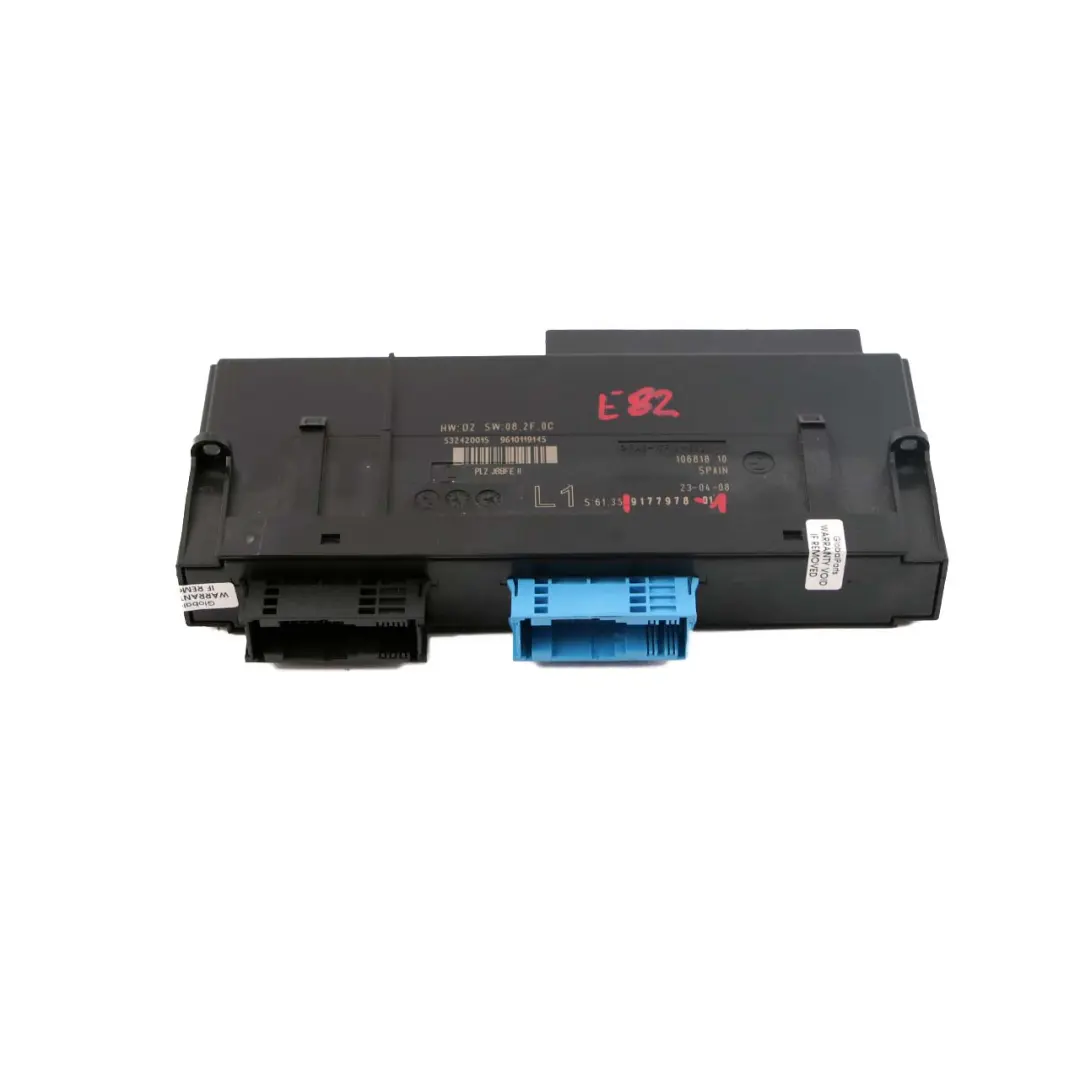 BMW E82 Coupe ECU Body Control Module Junction Box L1 PL2 JBBFE II - SKU 9177978-1 - Part number 9177978