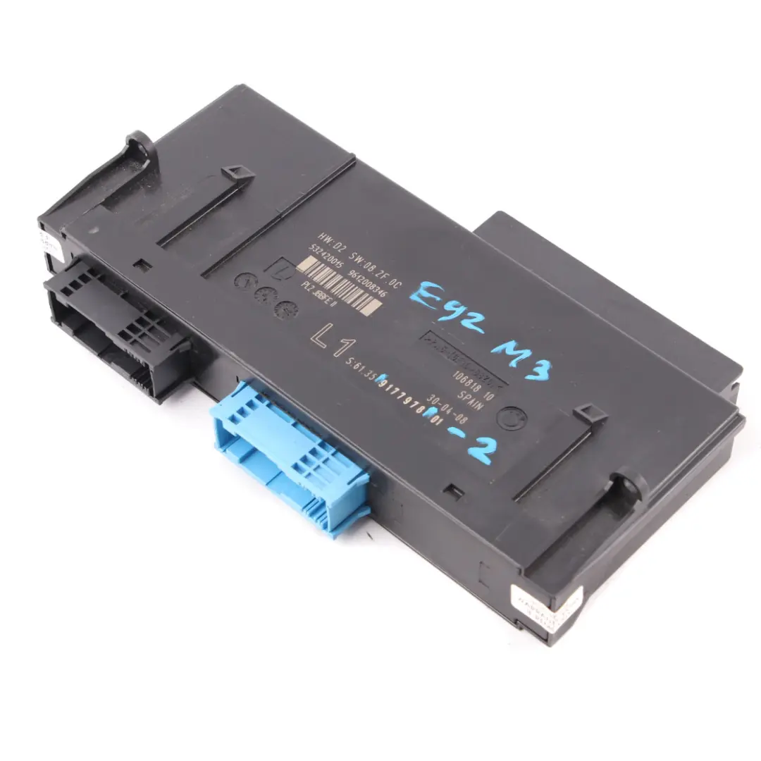 BMW E92 M3 ECU Body Control Module Junction Box L1 PL2 JBBFE III - SKU 9177978-2 - Part number 9177978