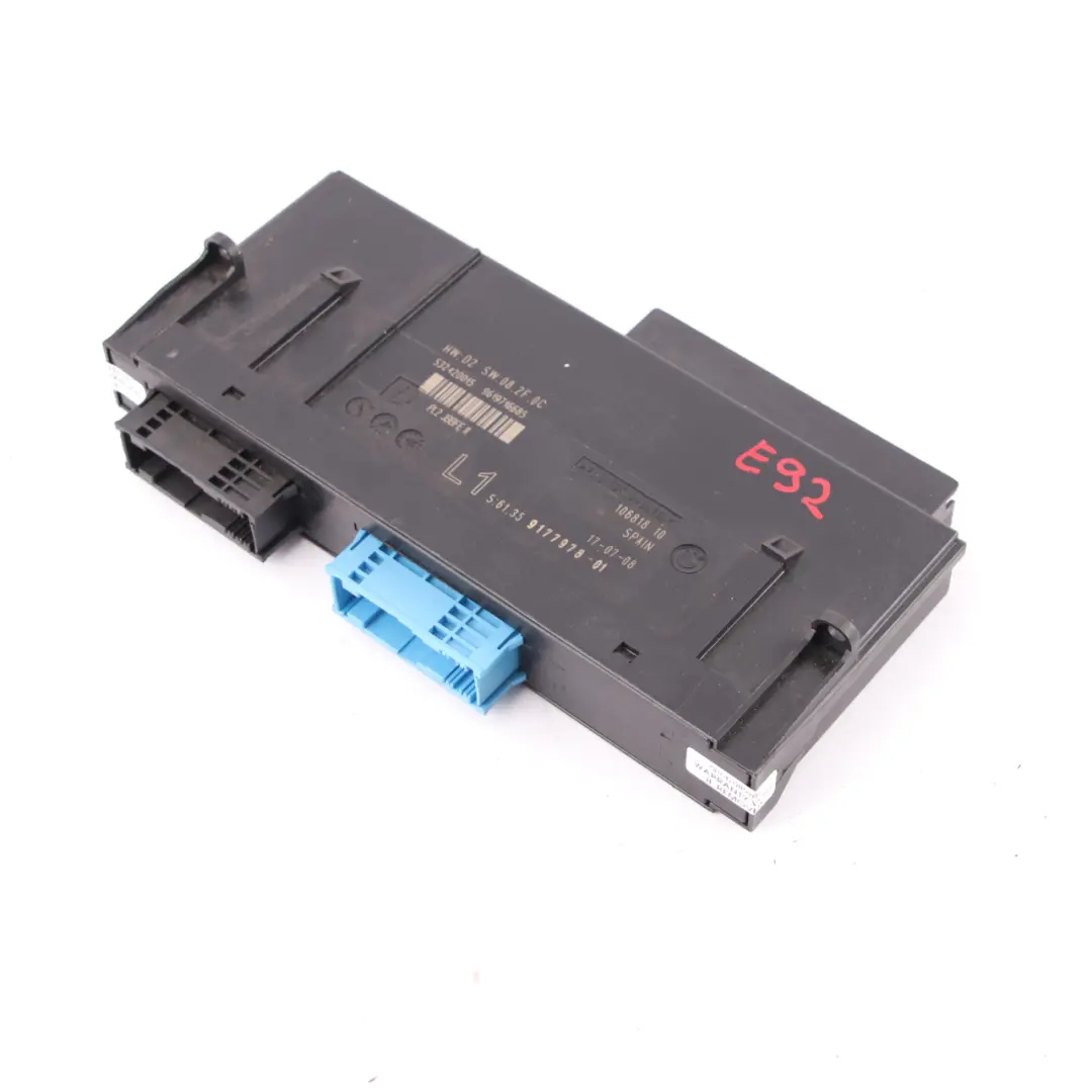 BMW E92 Steuergerät Junction Box L1 PL2 JBBFE 6135 - SKU 9177978 - Teilenummer 9177978