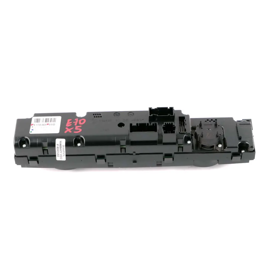 BMW X5 Series E70 Automatic Air Conditioning Control Unit Module High - SKU 9178065 - Part number 9178065