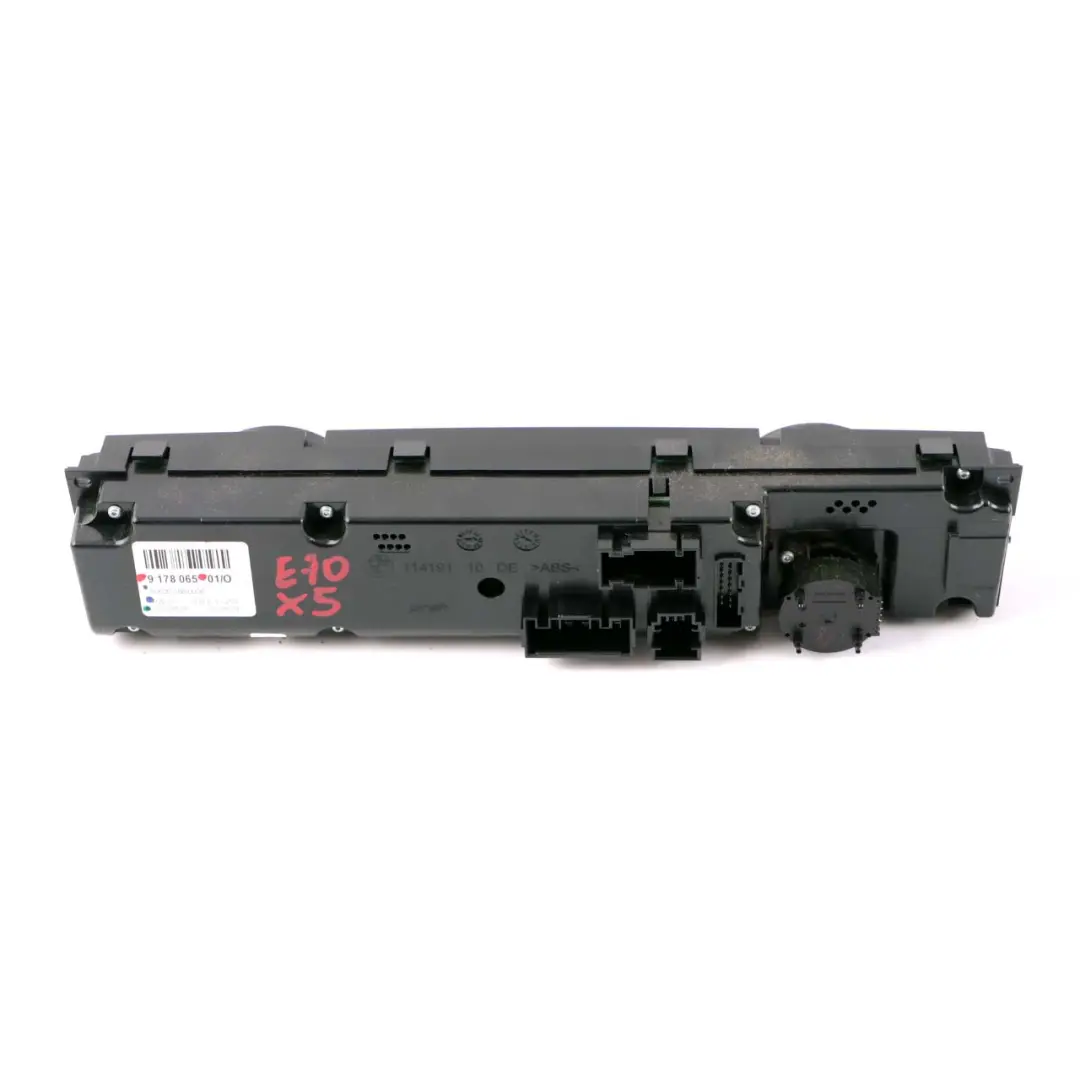 BMW X5 E70 Unidad de Control Aire Acondicionado Automático Módulo Alto - SKU 9178065 - Número de pieza 9178065