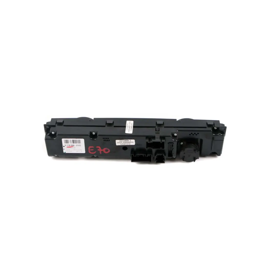 Air Control Panel BMW X5 X6 E70 E71 Unit Automatic Conditioning High - SKU 9178066 - Part number 9219974
