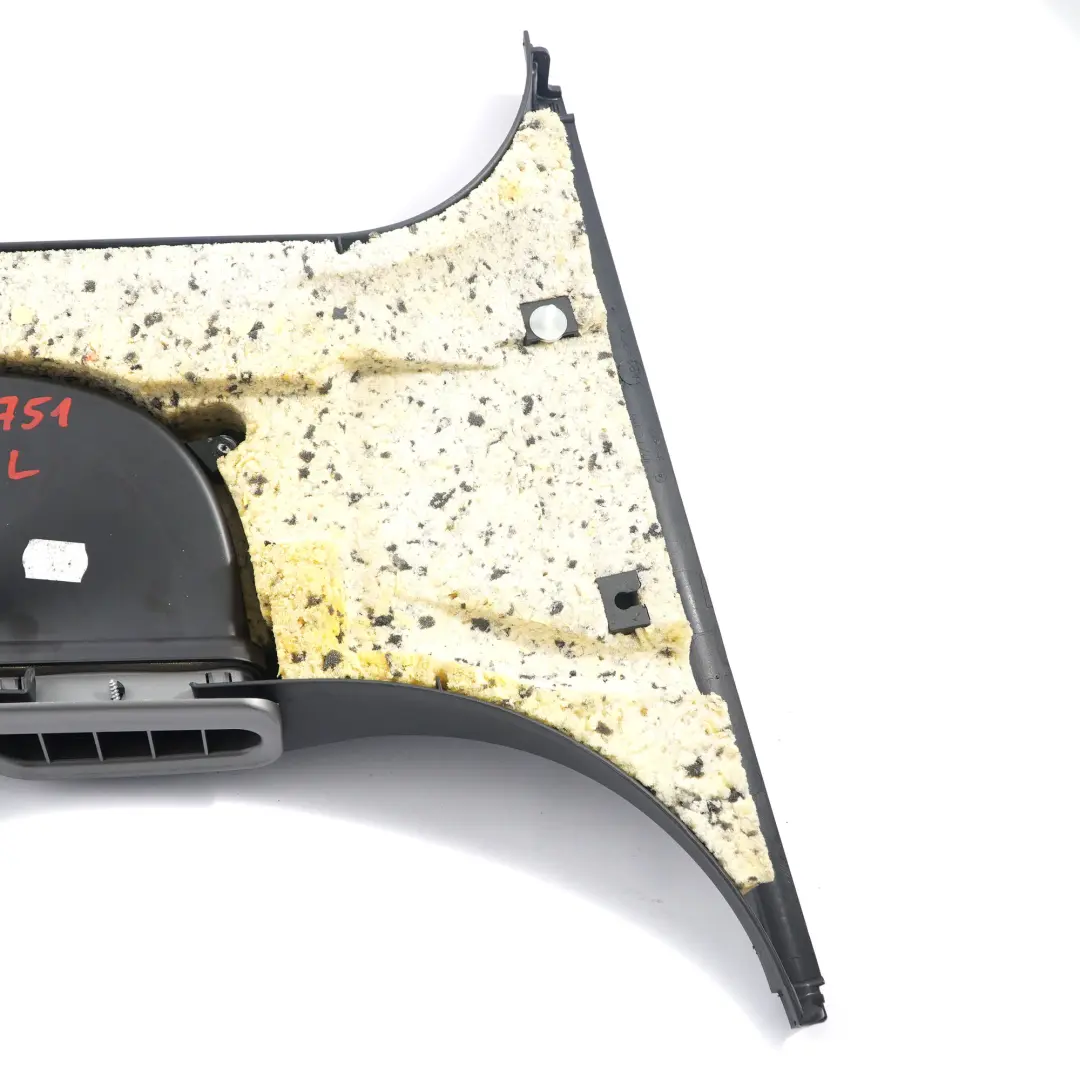 Pannello di Copertura Pilastro Centrale Inferiore Sinistra Nero per BMW E65 con numero di parte 9178751 BMW E65 Pannello di Copertura Pilastro Centrale Inferiore Sinistra Nero - SKU 9178751 - Numero di parte 9178751