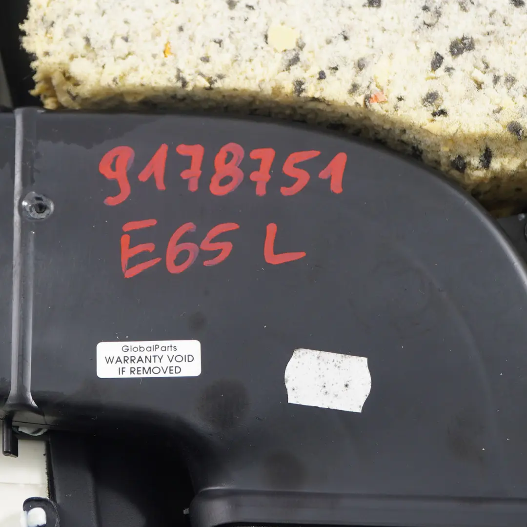 BMW E65 Pannello di Copertura Pilastro Centrale Inferiore Sinistra Nero - SKU 9178751 - Numero di parte 9178751