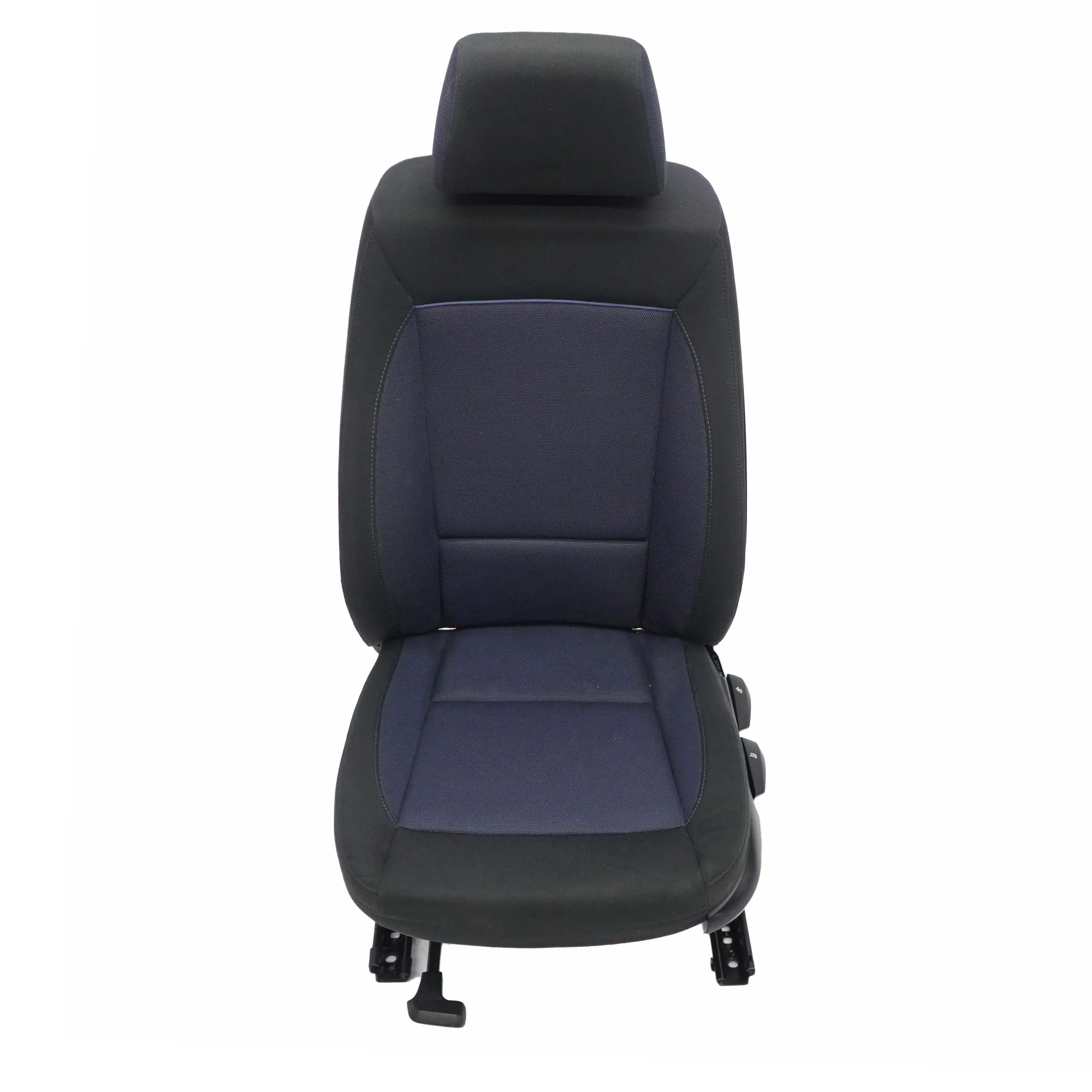 BMW 1 Series E87 LCI Cloth Interior Front Left Seat N/S with Airbag Monaco Blue
