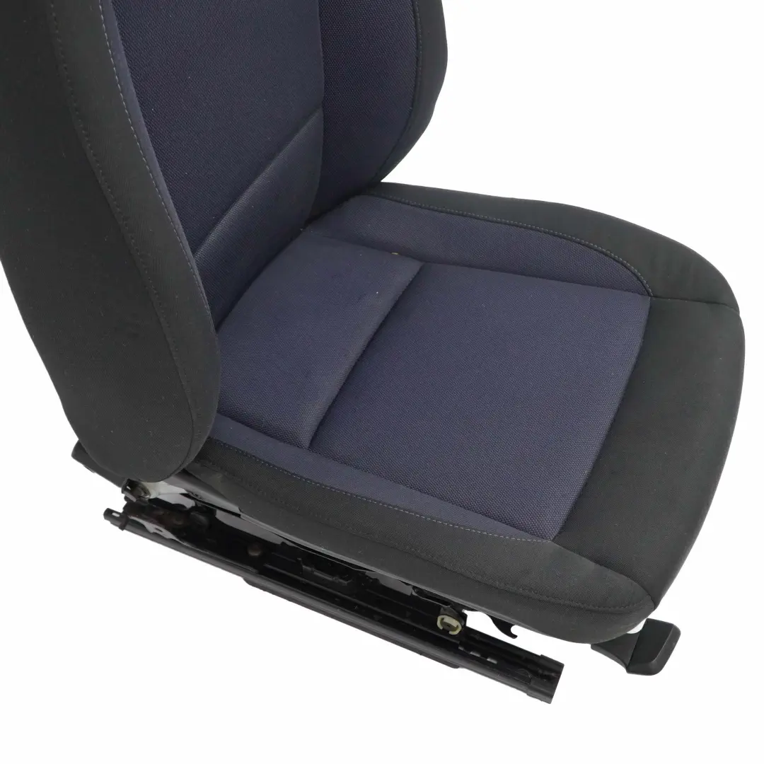 Interior Tela Asiento Delantero Izquierdo con Airbag Azul Monaco para BMW E87 LCI con número de pieza 9179067 BMW E87 LCI Interior Tela Asiento Delantero Izquierdo con Airbag Azul Monaco - SKU 9179067 - Número de pieza 9179067