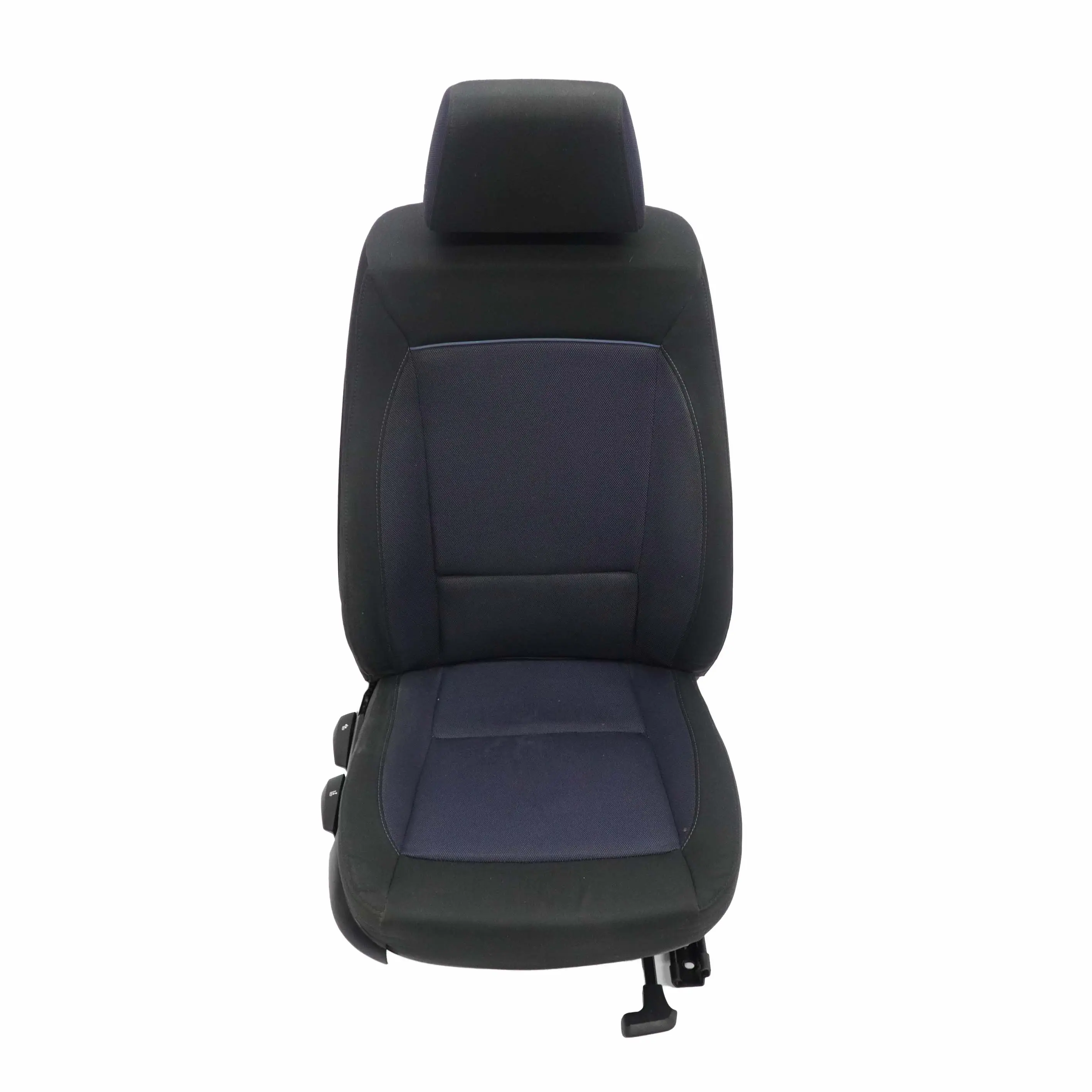 BMW E87 LCI Anteriore Destro Sedile Rete Tessuto Monaco Blu