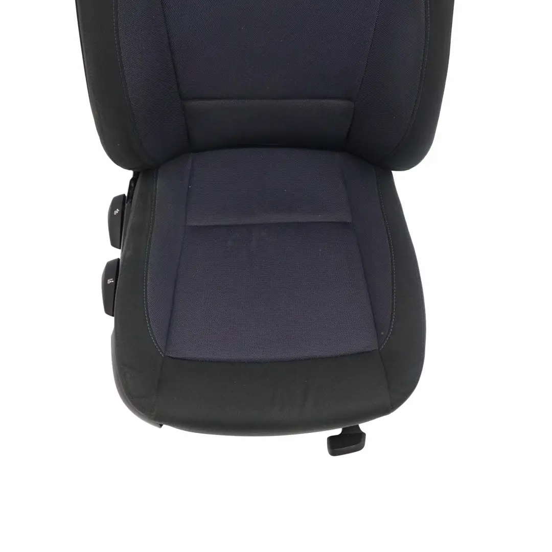 BMW 1 Series E87 LCI Cloth Interior Front Right Seat O/S with Airbag Monaco Blue - SKU 9179068 - Part number 9179068