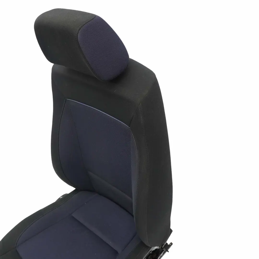 BMW 1 Series E87 LCI Cloth Interior Front Right Seat O/S with Airbag Monaco Blue - SKU 9179068 - Part number 9179068