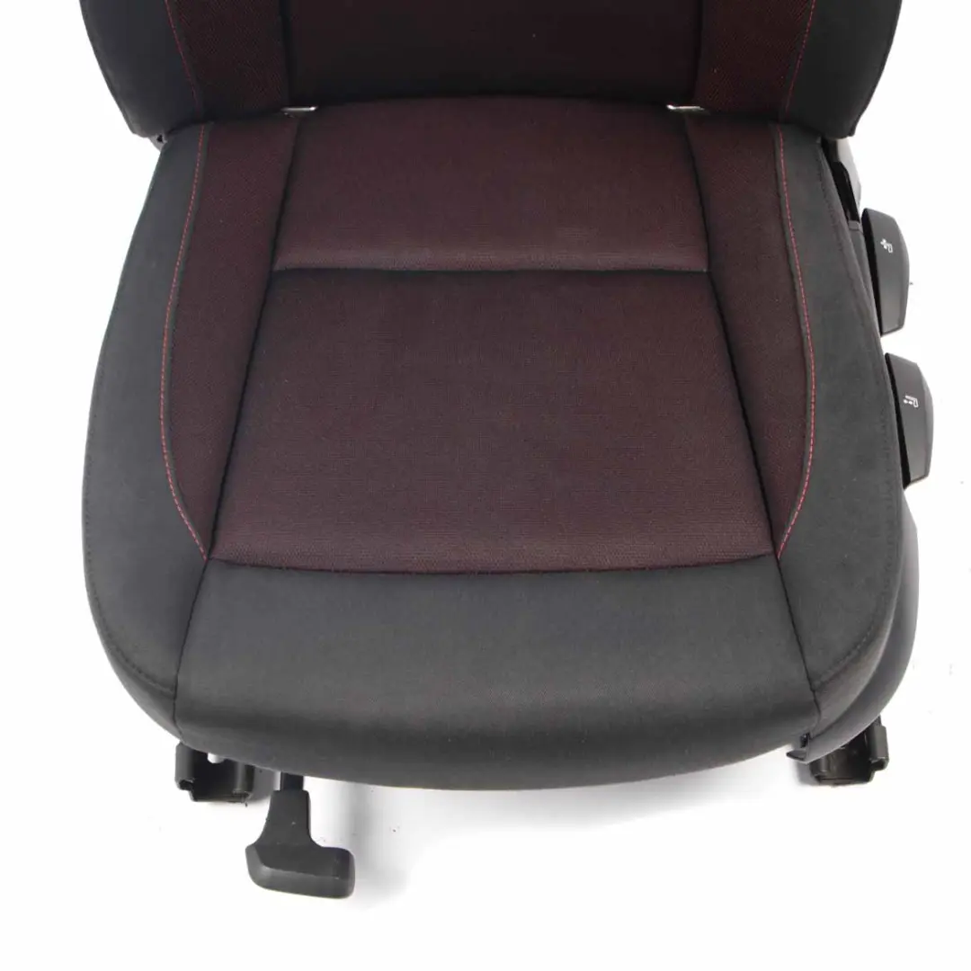 Asiento Delantero Calefactable Tela Red Rojo Cranberry Rot Izquierda para BMW E87 LCI con número de pieza 9179069 BMW E87 LCI Asiento Delantero Calefactable Tela Red Rojo Cranberry Rot Izquierda - SKU 9179069-1 - Número de pieza 9179069