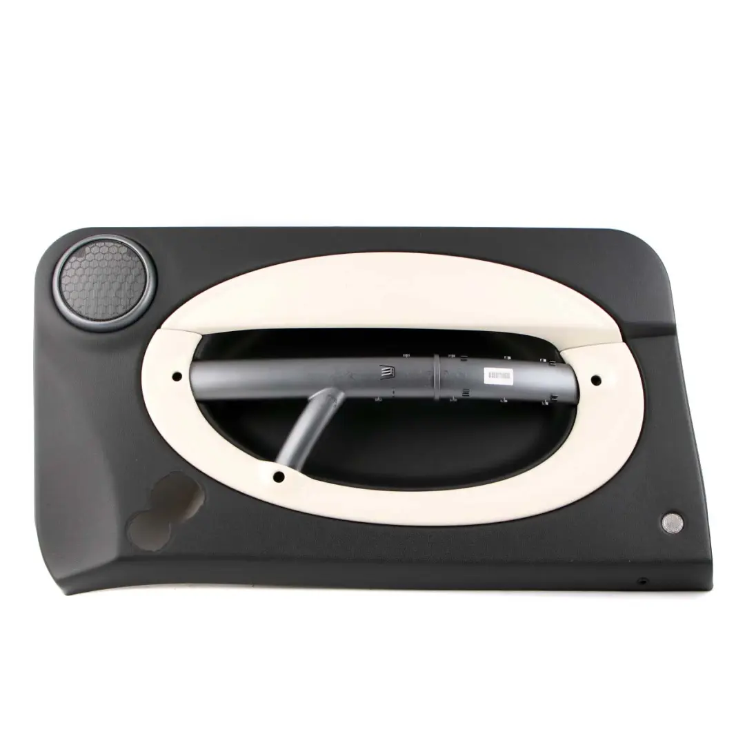 Front Left N/S Door Card Trim Panther Black Pepper White to Mini R50 R52 R53 with Part number 9179163 Mini R50 R52 R53 Front Left N/S Door Card Trim Panther Black Pepper White - SKU 9179163 - Part number 9179163