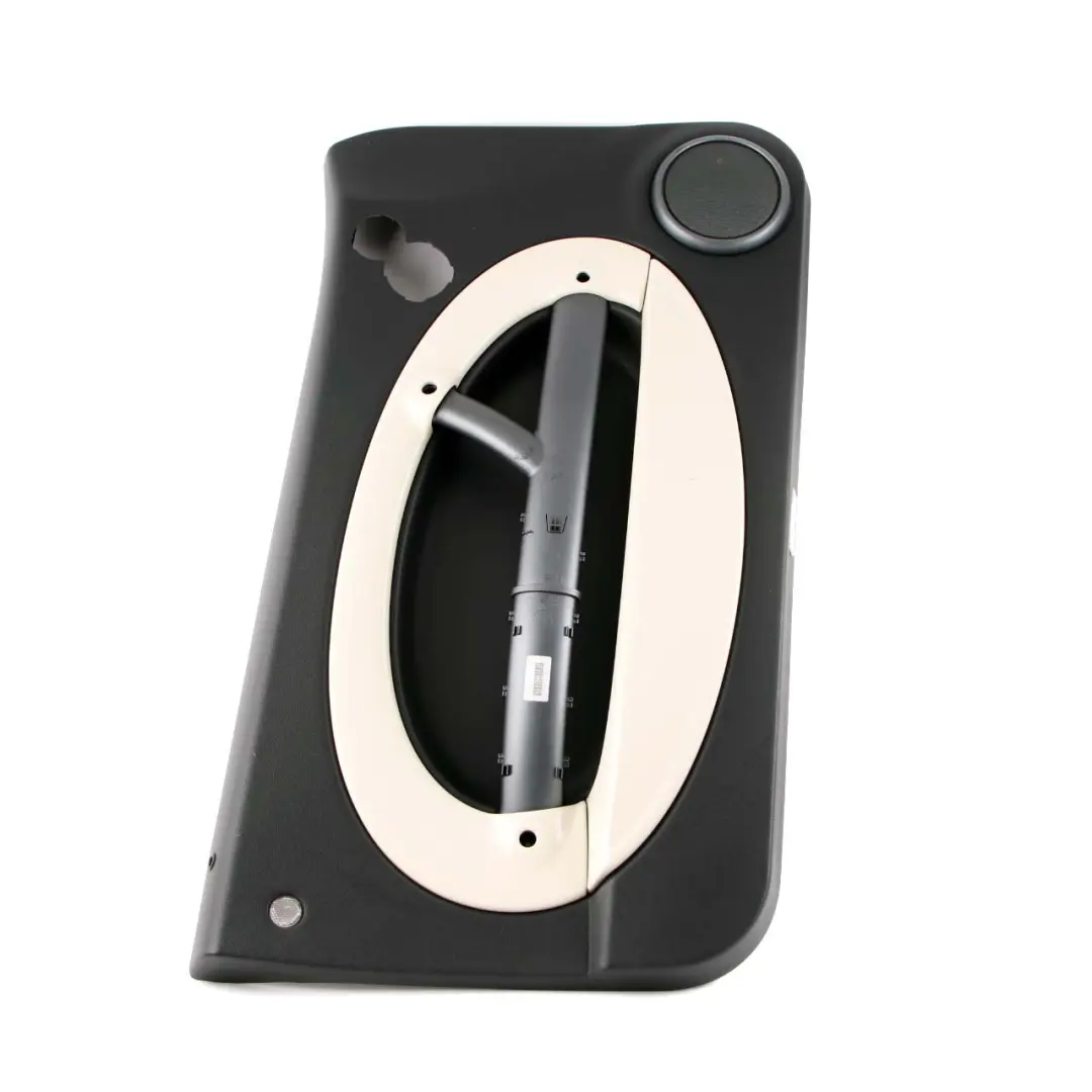 Front Left N/S Door Card Trim Panther Black Pepper White to Mini R50 R52 R53 with Part number 9179163 Mini R50 R52 R53 Front Left N/S Door Card Trim Panther Black Pepper White - SKU 9179163 - Part number 9179163