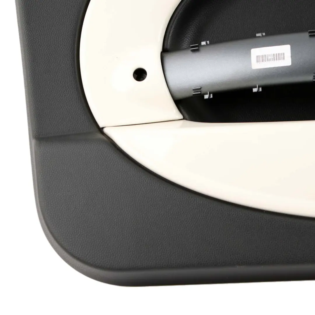 Front Left N/S Door Card Trim Panther Black Pepper White to Mini R50 R52 R53 with Part number 9179163 Mini R50 R52 R53 Front Left N/S Door Card Trim Panther Black Pepper White - SKU 9179163 - Part number 9179163