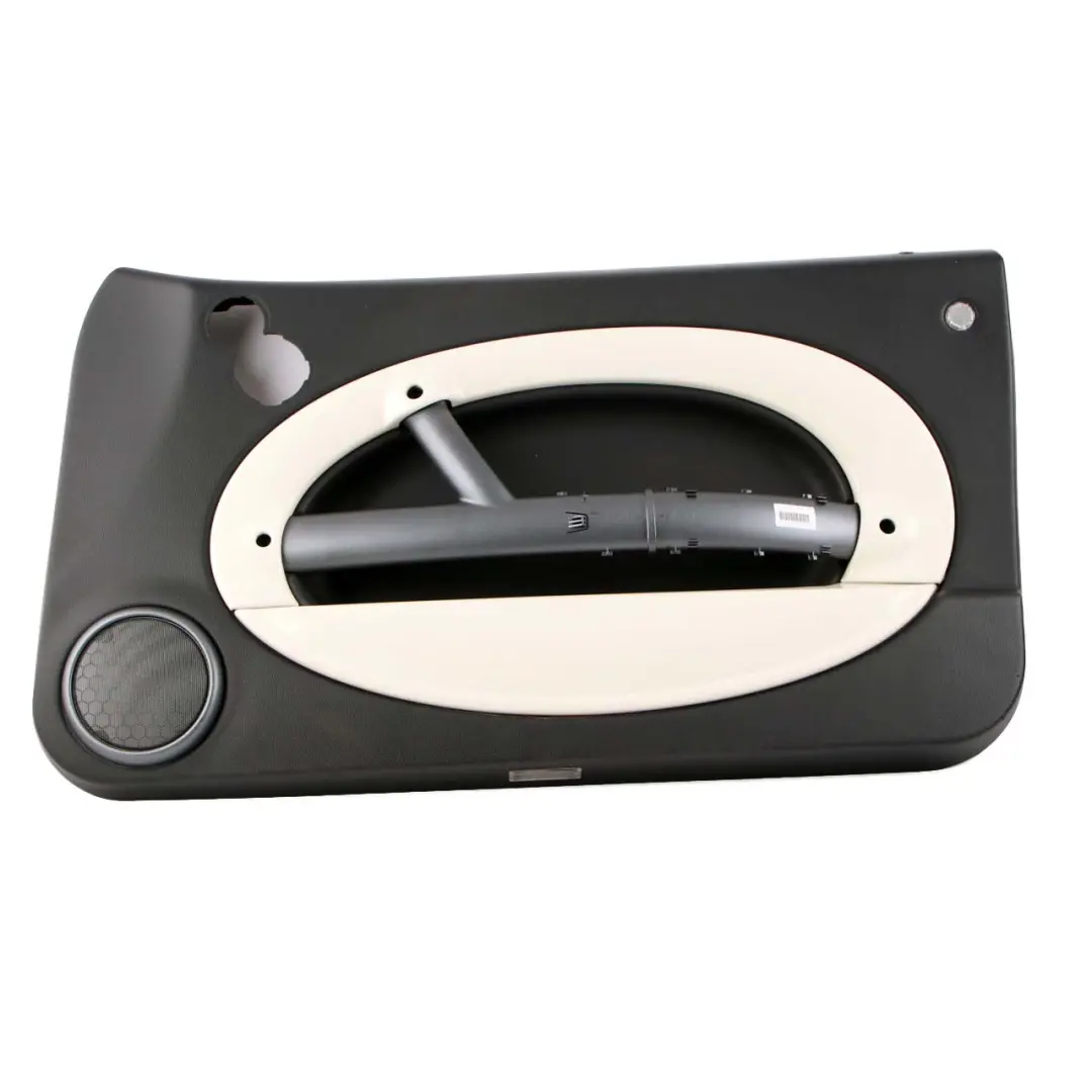 Front Right O/S Door Card Trim Panther Black Pepper White to Mini R50 R52 R53 with Part number 9179164 Mini R50 R52 R53 Front Right O/S Door Card Trim Panther Black Pepper White - SKU 9179164 - Part number 9179164