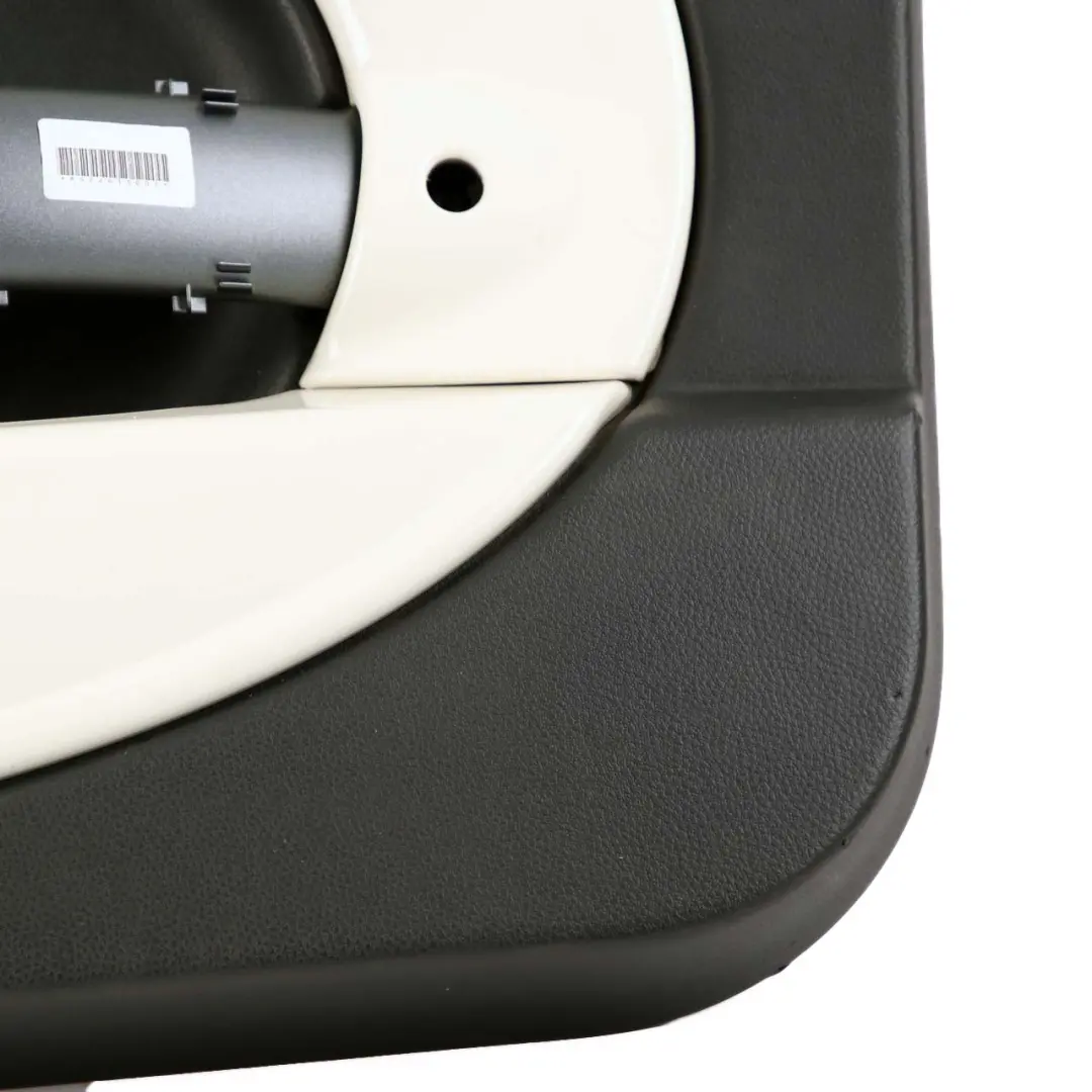 Front Right O/S Door Card Trim Panther Black Pepper White to Mini R50 R52 R53 with Part number 9179164 Mini R50 R52 R53 Front Right O/S Door Card Trim Panther Black Pepper White - SKU 9179164 - Part number 9179164