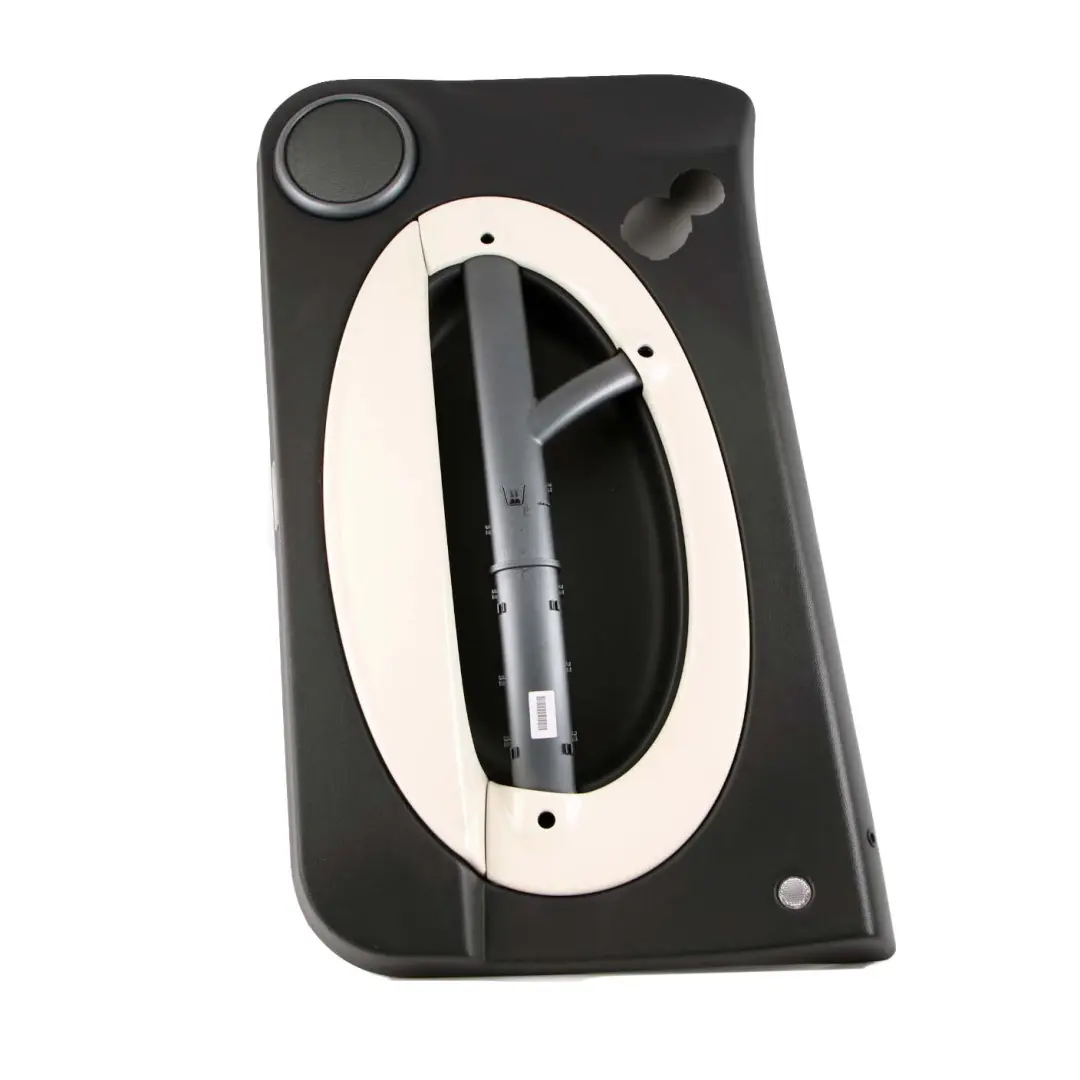 Front Right O/S Door Card Trim Panther Black Pepper White to Mini R50 R52 R53 with Part number 9179164 Mini R50 R52 R53 Front Right O/S Door Card Trim Panther Black Pepper White - SKU 9179164 - Part number 9179164