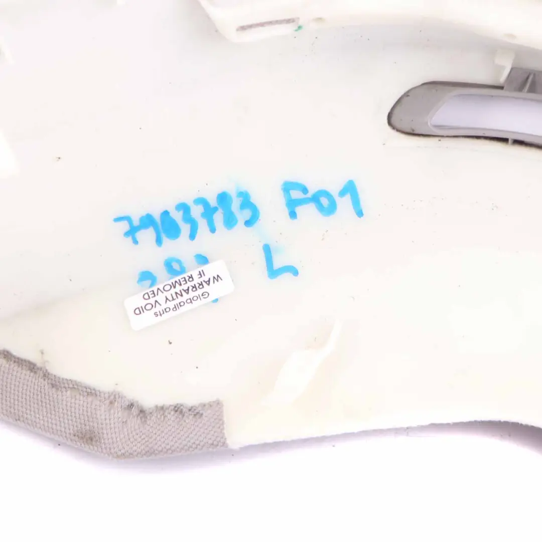 Trim Seatbelt Panel Left N/S Seat Belt Everest Grey to BMW F01 LCI Cover with Part number 9179855 BMW F01 LCI Cover Trim Seatbelt Panel Left N/S Seat Belt Everest Grey - SKU 9179855 - Part number 9179855