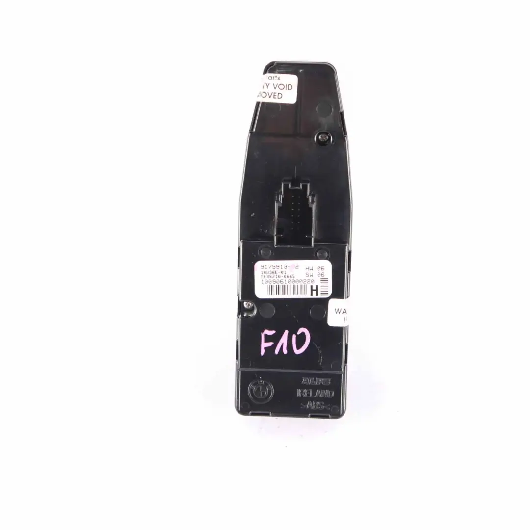 Window Lifter Switch Control Power Fold Operating Unit to BMW F10 F11 with Part number 9179913 BMW F10 F11 Window Lifter Switch Control Power Fold Operating Unit - SKU 9179913 - Part number 9179913