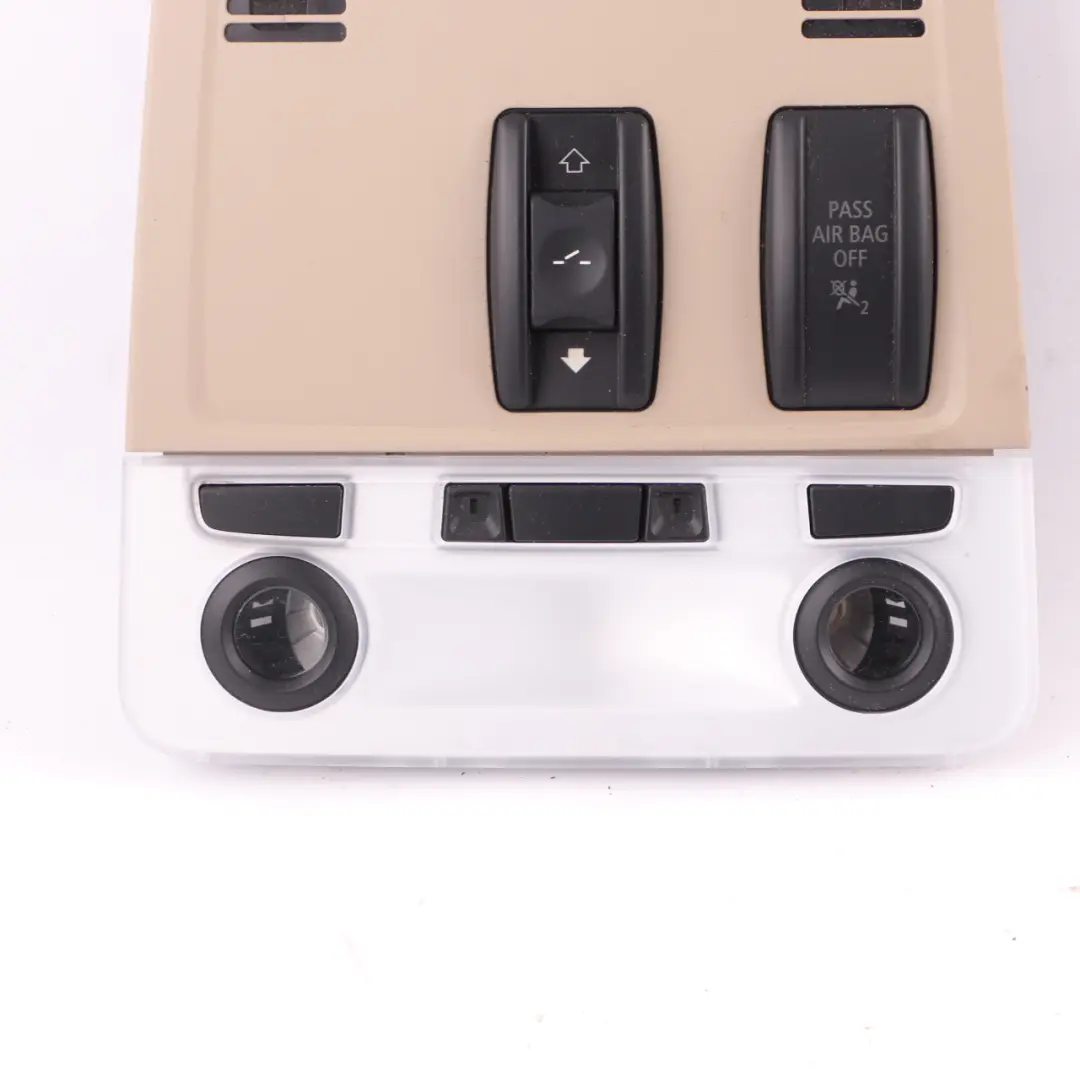BMW E92 Roof Light Front Interior Reading Lamp Switch Panel Beige - SKU 9180042 - Part number 9180042