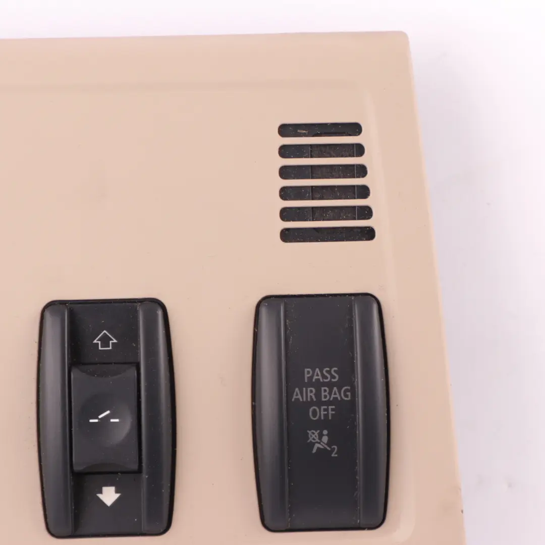 Roof Light Front Interior Reading Lamp Switch Panel Beige to BMW E92 with Part number 9180042 BMW E92 Roof Light Front Interior Reading Lamp Switch Panel Beige - SKU 9180042 - Part number 9180042