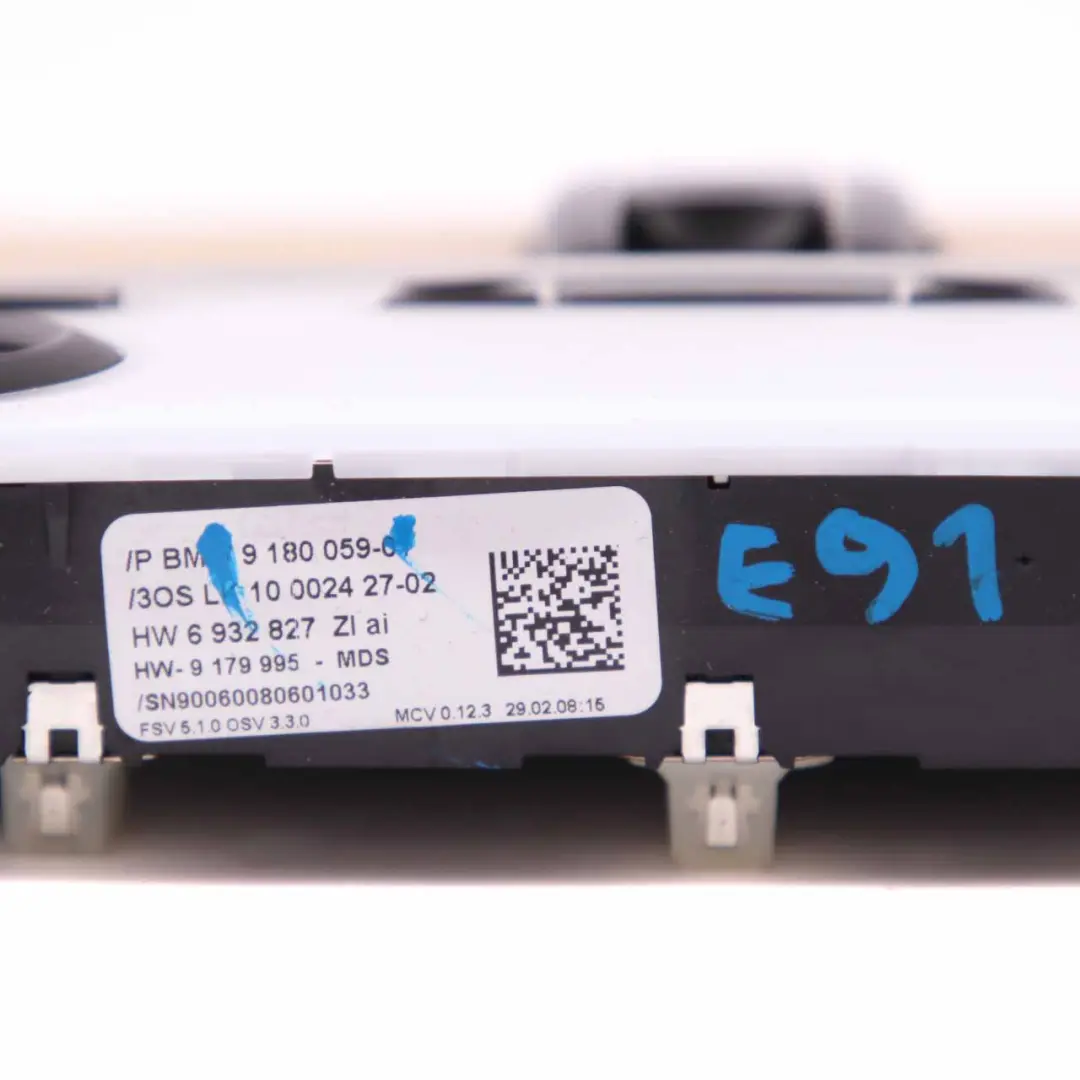 BMW E84 E91 Switch Unit Roof Light Control Headliner Module Black - SKU 9180059 - Part number 9180059