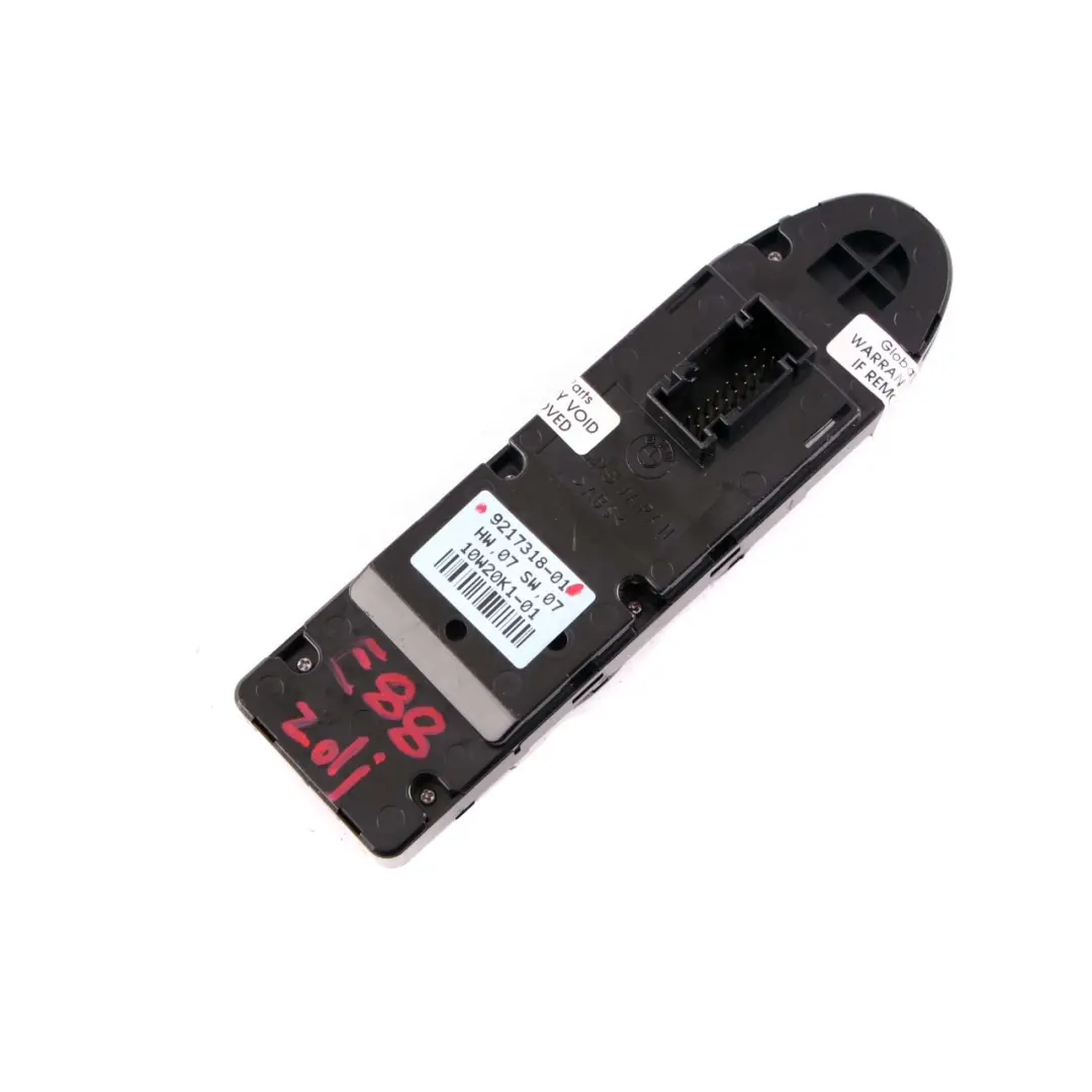 BMW E88 Bouton de Commutateur Lève-Vitre Pliable Droit Conducteur - SKU 9180294-1 - Numéro de pièce 9180294