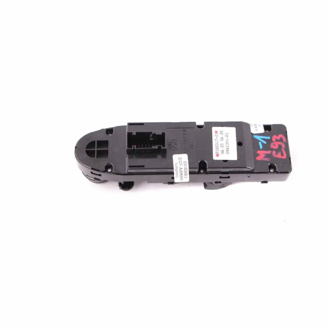  Lifter Switch BMW E89 E93 Convertible Window Driver's Side Roof Folding - SKU 9180317-1 - Part number 9180317