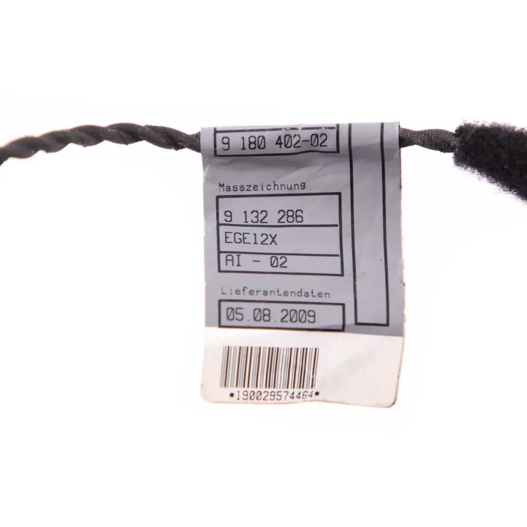 BMW E90 Asiento Deportivo Delantero Lumbar Mazo De Cables Cable - SKU 9180402 - Número de pieza 9180402