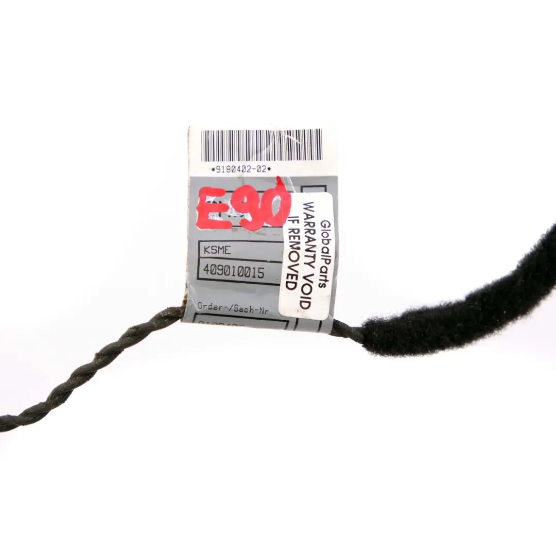 BMW E90 Asiento Deportivo Delantero Lumbar Mazo De Cables Cable - SKU 9180402 - Número de pieza 9180402