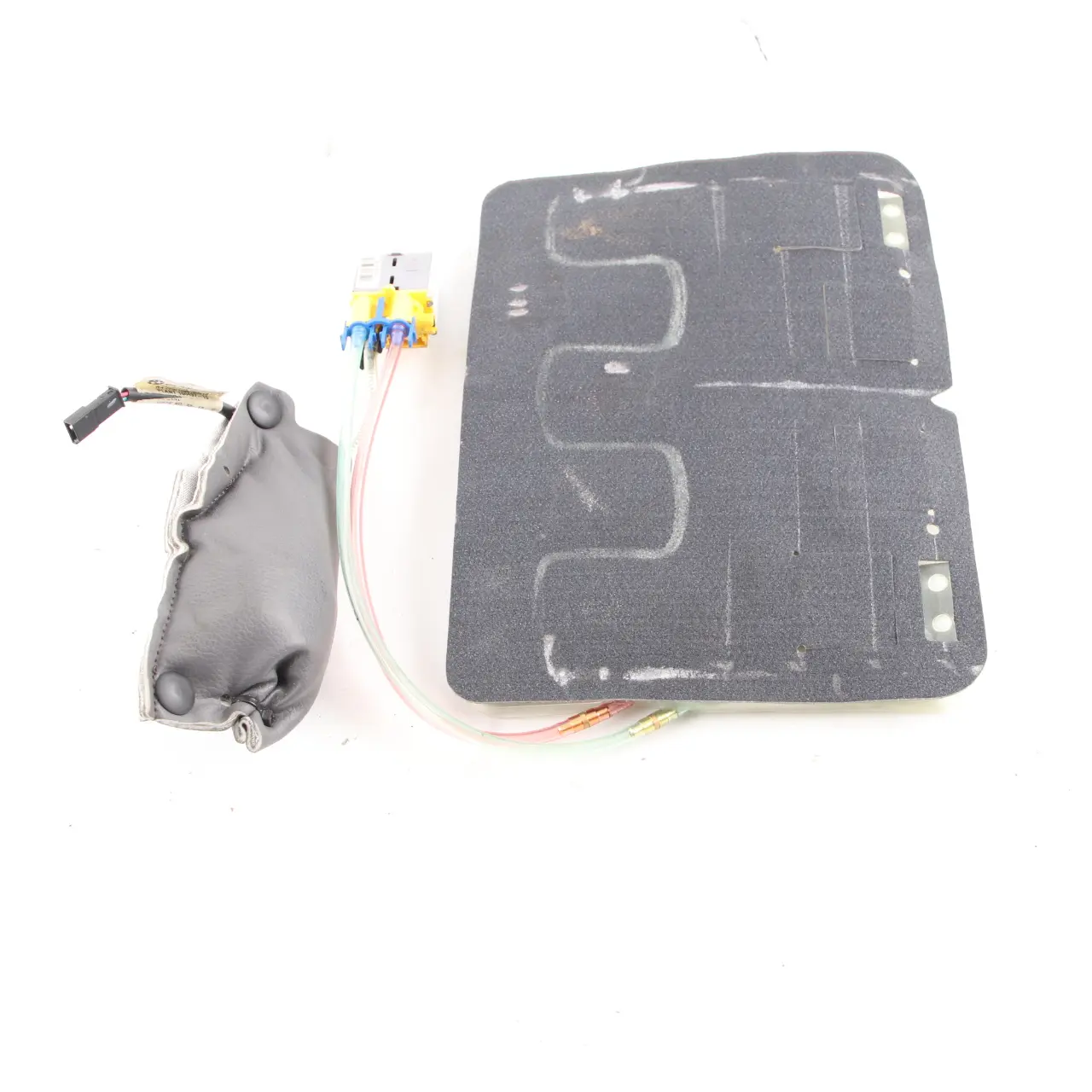 BMW 5 7 X5 E60 E65 E70 Front Seat Lordosis Pad Lumbar Support Pump 9163336