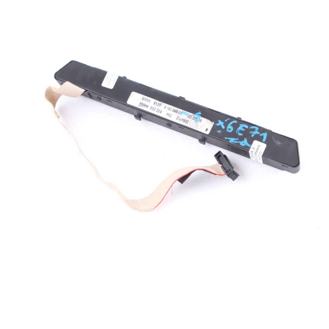 Unidad De Interruptor Panel De Control Consola Central para BMW X5 X6 E70 E71 con número de pieza 9180946 BMW X5 X6 E70 E71 Unidad De Interruptor Panel De Control Consola Central - SKU 9180946-1 - Número de pieza 9180946