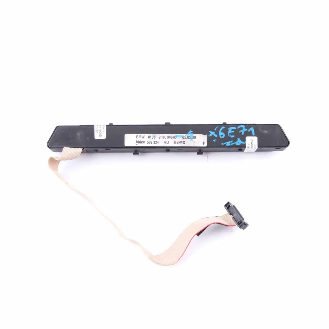 BMW X5 X6 E70 E71 Unidad De Interruptor Panel De Control Consola Central - SKU 9180946-1 - Número de pieza 9180946