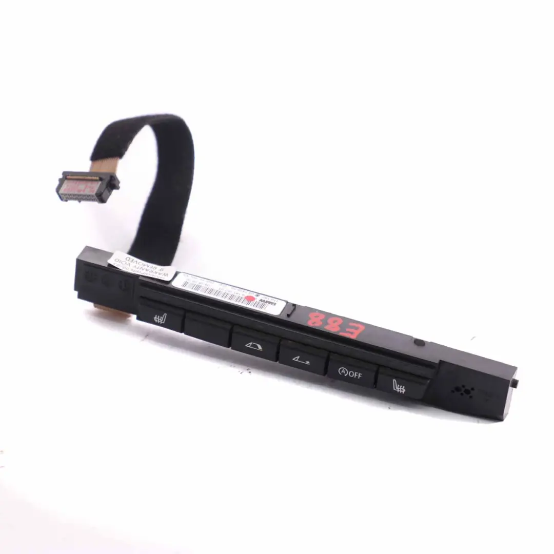 BMW E88 Convertible Consola Central Panel Asientos Calefactables Techo - SKU 9181257 - Número de pieza 9181257