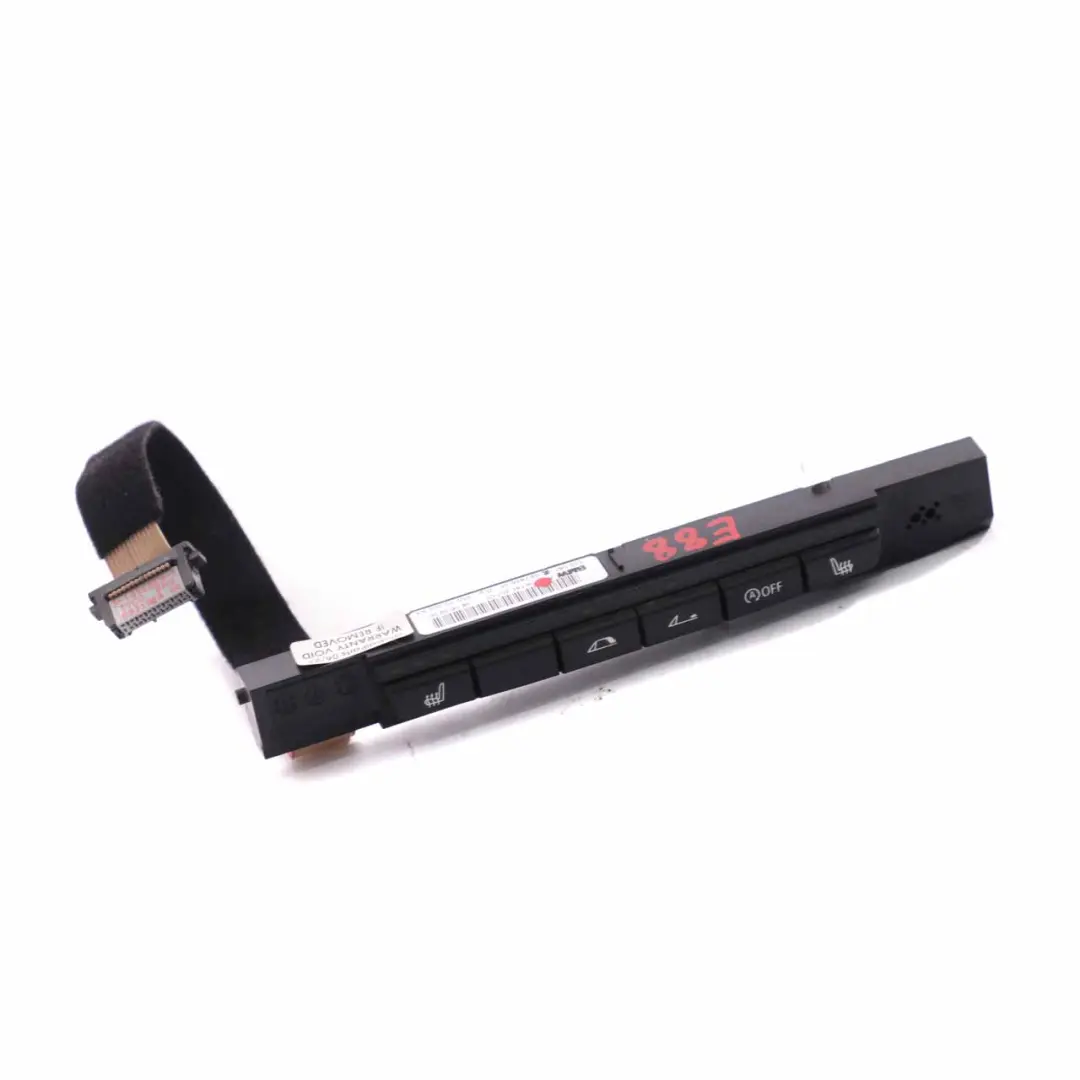 BMW E88 Convertible Consola Central Panel Asientos Calefactables Techo - SKU 9181257 - Número de pieza 9181257