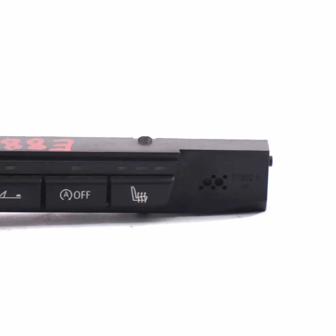 BMW E88 Convertible Consola Central Panel Asientos Calefactables Techo - SKU 9181257 - Número de pieza 9181257