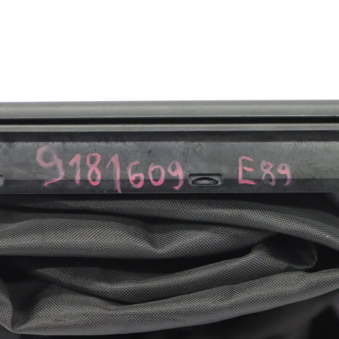 Descapotable Bolsa de Transporte Saco Caja Cuna para BMW Z4 E89 Roadster con número de pieza 9181609 BMW Z4 E89 Roadster Descapotable Bolsa de Transporte Saco Caja Cuna - SKU 9181609 - Número de pieza 9181609