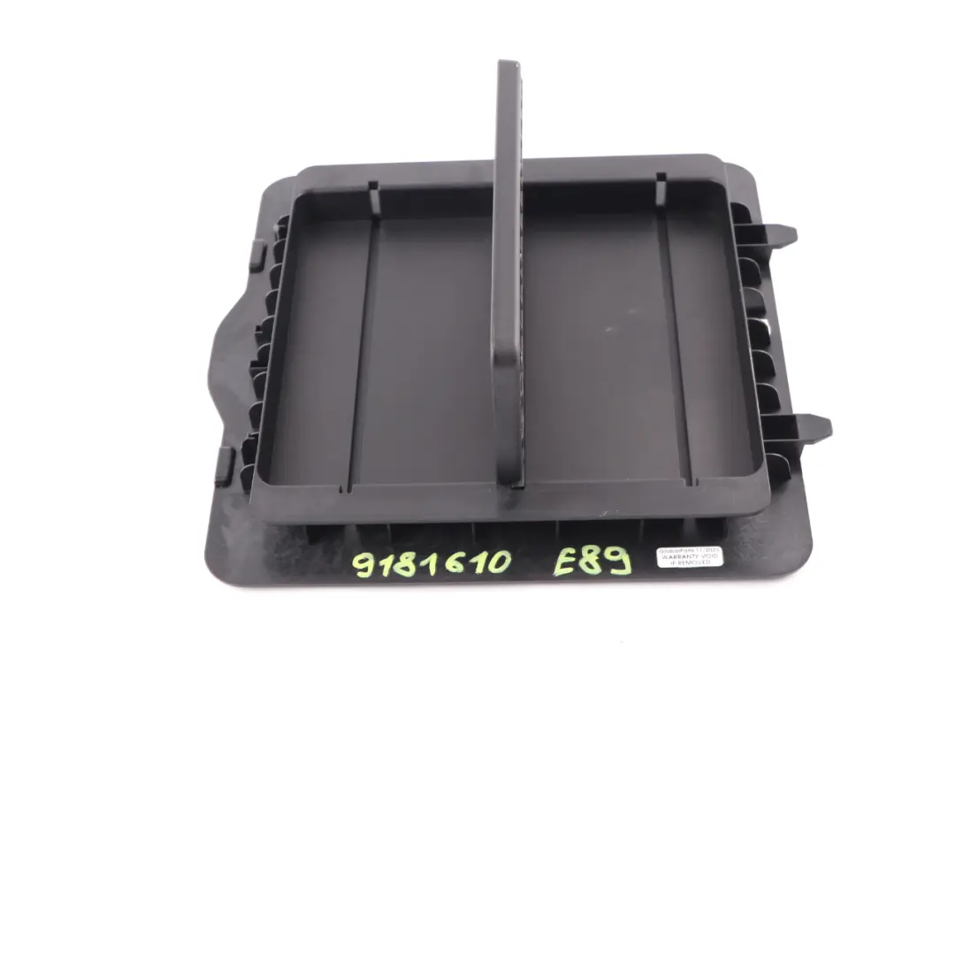 Storage Compartment Oddments Tray Interior Cover Black to BMW Z4 E89 with Part number 9181610 BMW Z4 E89 Storage Compartment Oddments Tray Interior Cover Black - SKU 9181610 - Part number 9181610